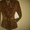 Куртка женская кожаная коричневая