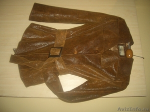 Куртка женская кожаная коричневая - Изображение #2, Объявление #499737