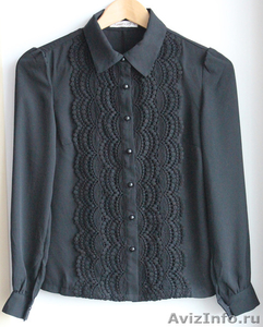 чёрная блузка для девушек - Изображение #1, Объявление #1040175