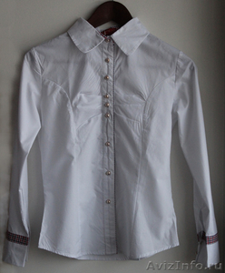 Белая рубашка для девушек - Изображение #1, Объявление #1040173