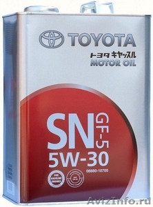 Продам моторное масло Toyota 5w30 SN - Изображение #1, Объявление #1132488