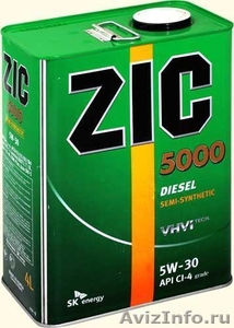Продам моторное масло ZIC 5000 5w30 CI-4 - Изображение #1, Объявление #1137681