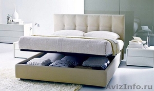 Кровать с подъемным механизмом кожаная - Изображение #1, Объявление #1296063